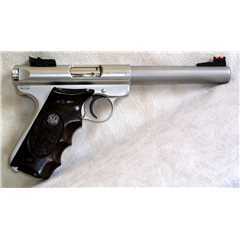 • LIKE NEW RUGER MKII SS W/ RARE 6” TAPERED BULL •
